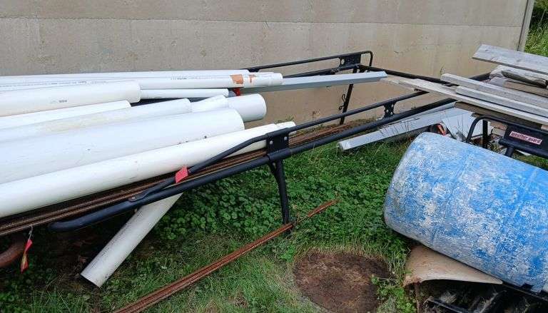 Weather guard over the cab ladder rack 8' box condition unknown, stored outside NO OTHER ITEMS image