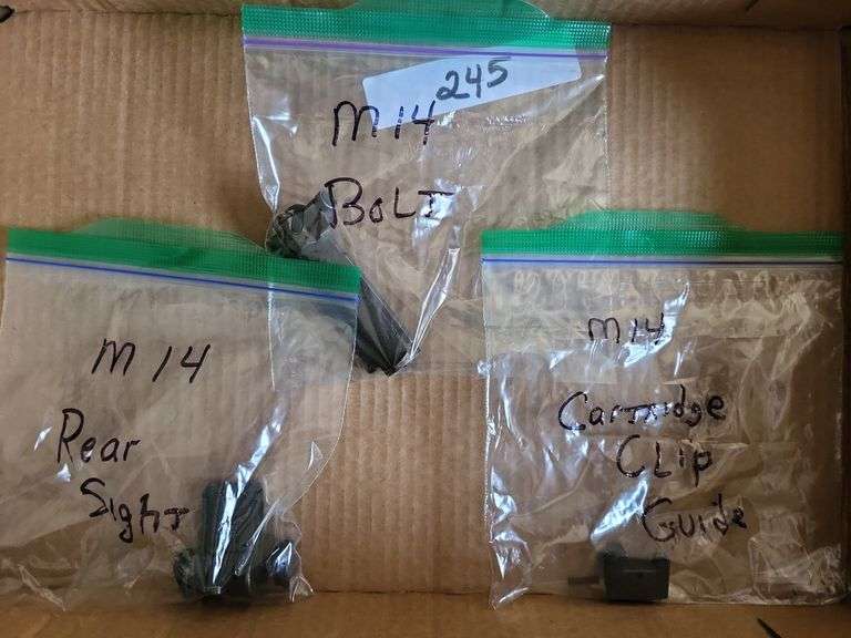 M14 parts, Rear site, guide, bolt and trigger group (open all photos) image