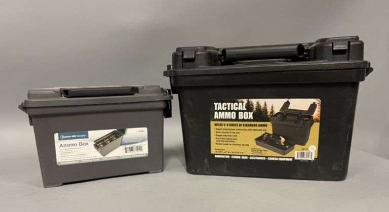 Two Bunker Hill Security Ammo Boxes - Tactical & Standard image