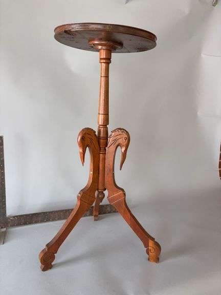 13R x 30H plant stand with carved legs image
