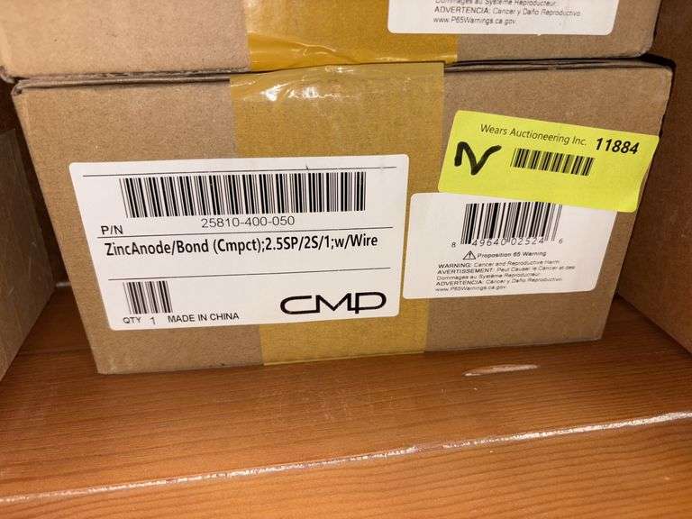 (2) CMD zinc anode/bond (cmpct); 2.5SP/2S/1; w/ wire Part 25810-400-050 image