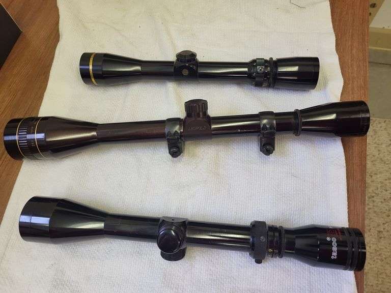 Three scopes, 2 Leopold, 1 tasco condition unknown image