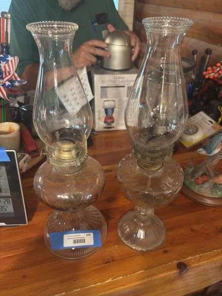 Two oil lamps image