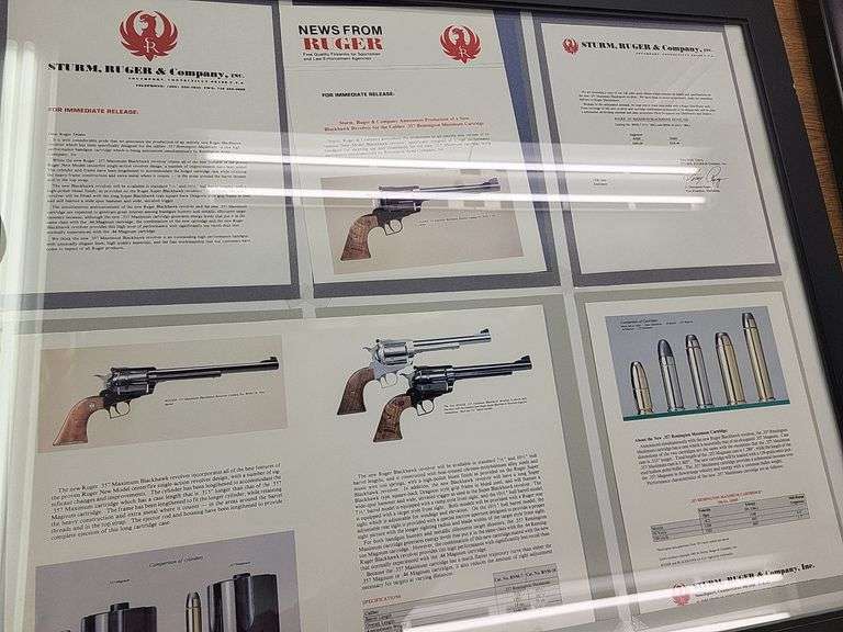 Ruger poster 33x27 image
