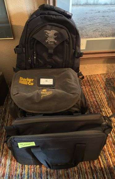 Shooters ridge range bag, PH range bag, and NRA backpack image
