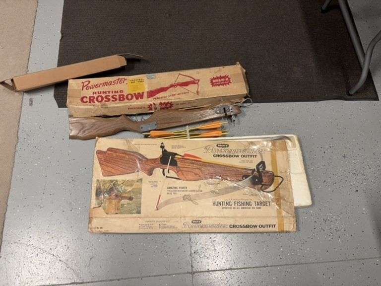 Powermaster WHAM-O Hunting Crossbow Outfit with Arrows image