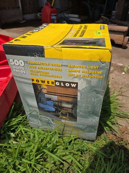 Power Glow 500W contractor grade halogen light, new image