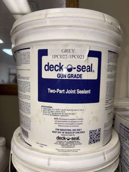 1 pail deck-o-seal gun grade two part joint sealant image