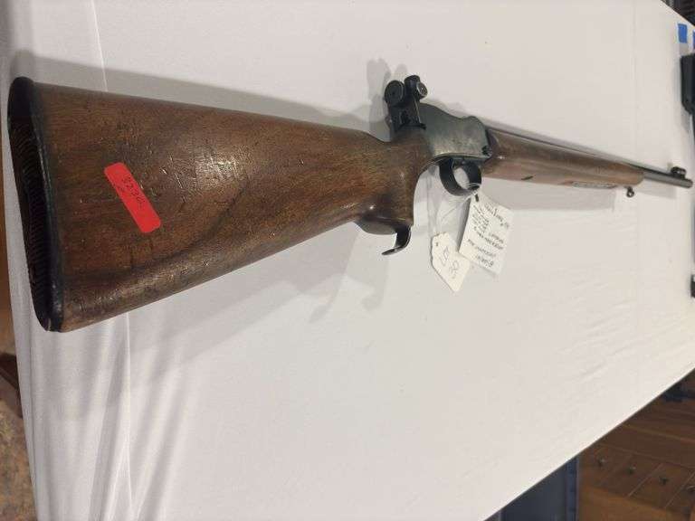 Birmingham Small Arms Co. rifle, single shot S#755644, barrel marked 57638, .22 LR, cartridge 220 long rifle image