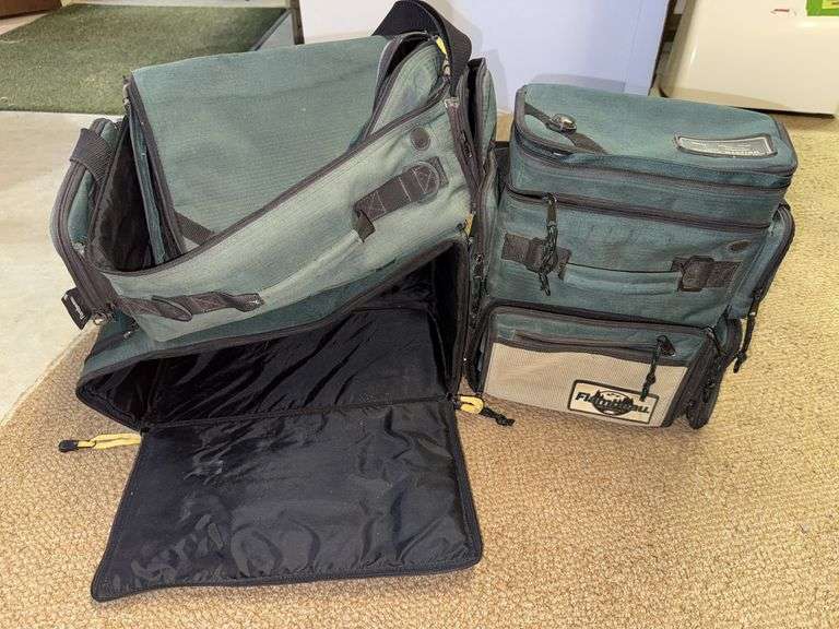 2 Tackle Station tackle bags for holding containers of lures on previous lots image
