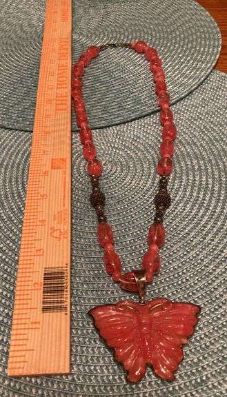 Necklace marked Sterling on pendant image