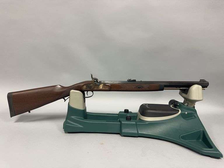 Cabela's 54 ca Black powder Muzzleloader, 21" bbl, walnut stock image