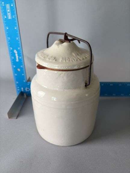 Western Stoneware Co. Monmouth Ill. wire bail canning jar image