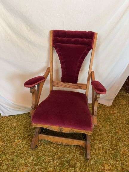 Oak platform rocker image