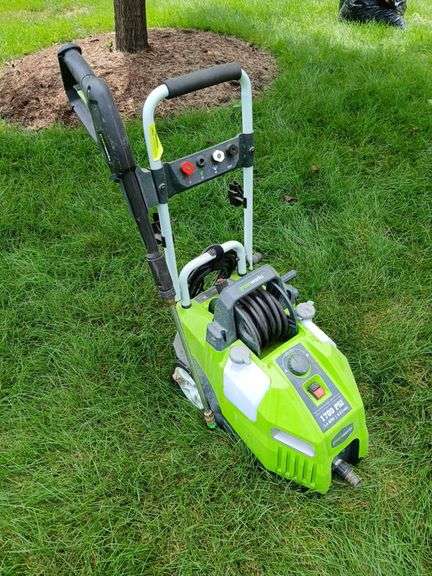 Greenworks electric power washer 1700 psi image