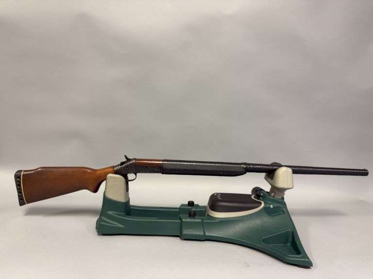 Harrington Richardson Shotgun, Model 176, SN BA439479, 10Ga, BBL is wrapped in electrical tape from forearm to end of BBL image