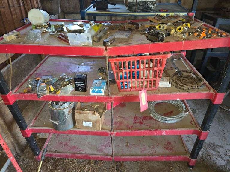 Shotgun shells, 22 ammo, roller chain, hose connections of every kind image