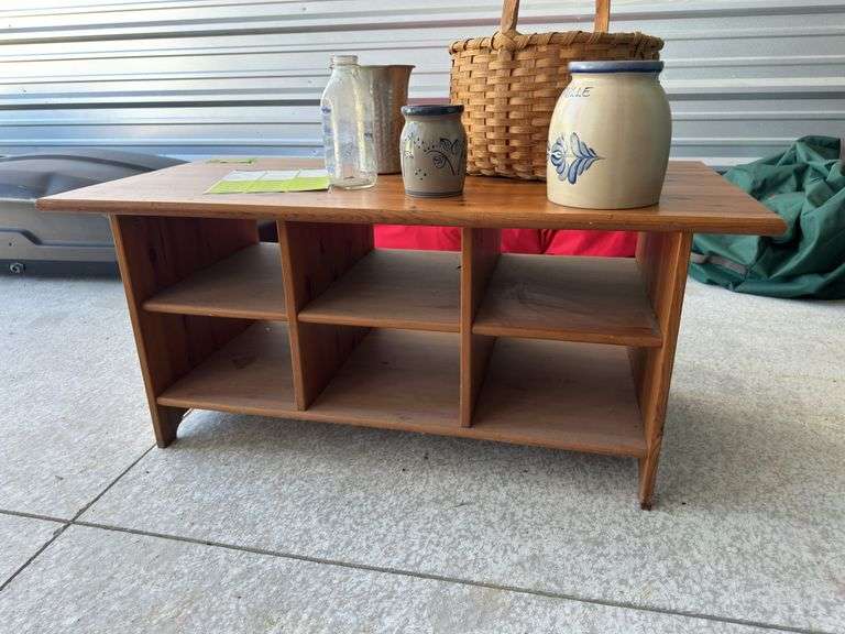 Pine coffee table 24 x 46 x 21 image
