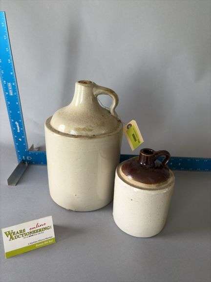 Two crock jugs image