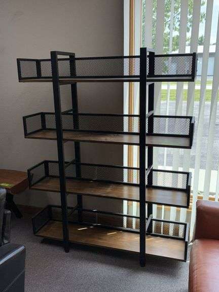 12D x 47L x 59H 4 tier modern shelf