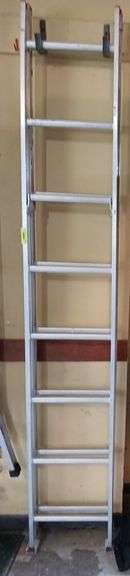 16' aluminum extension ladder image