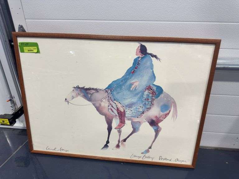 Carol Grigs Indian watercolor 37 x 27 image