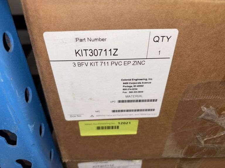 Colonial Valve butterfly valve 3” Part KIT30711Z image