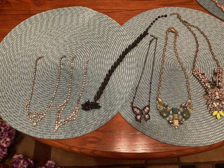 Costume Jewelry necklaces, some bling image