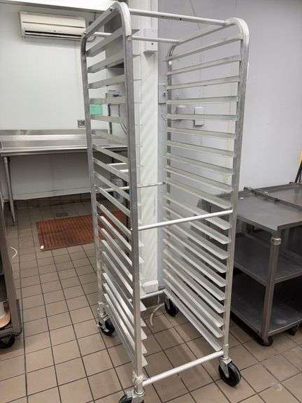 Bakers Rack on rollers image