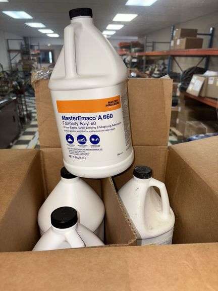 4 gallons Master Builders Solns MasterEmaco A660 Formerly Acryl 60 4 times your bid! image