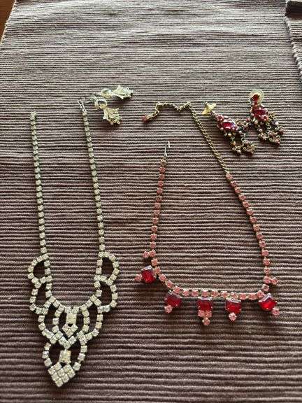 Bling necklaces/earring sets image