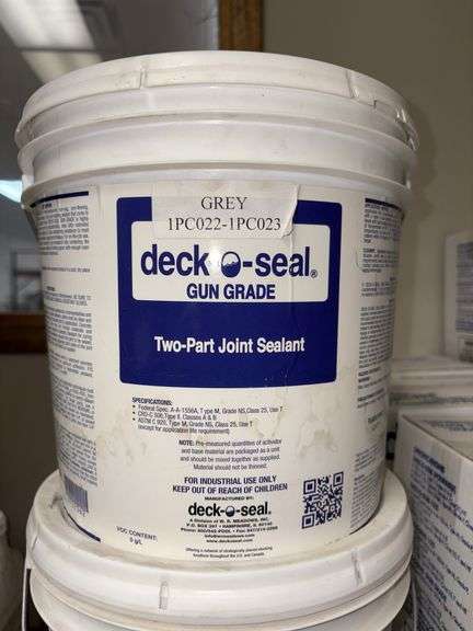 1 pail deck-o-seal gun grade two part joint sealant image