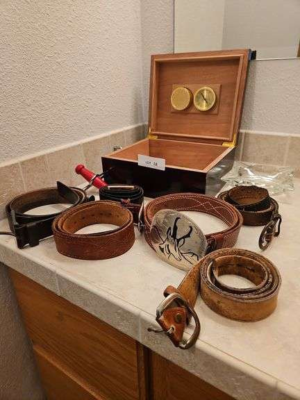Cigar Box, Belts, Antelope Buckle