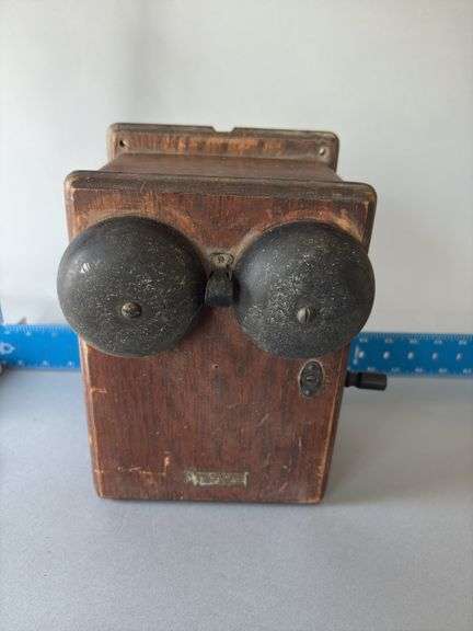 Western Electric Co. ringer for wall phone image