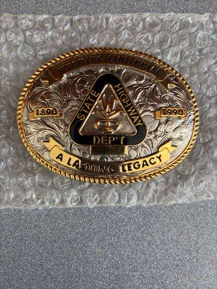 WY Highway Dept Bekt buckle