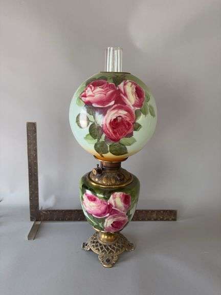 Approx 26” tall Gone with the Wind lamp image