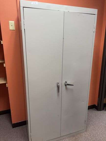 Metal Storage cabinet 36x18x72 image