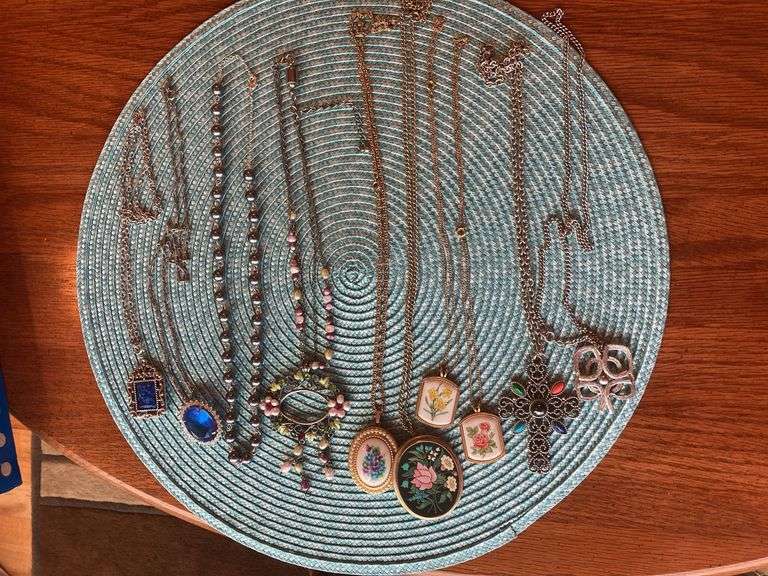 Costume jewelry necklaces image