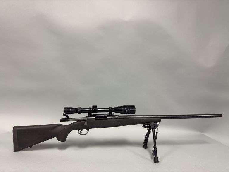 Marlin Rifle, Model X7VH, SN MM68258S, 22-250, Poly stock, Bi-Pod, Tasco 6-24x40 scope, heavy BBL image