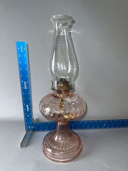 Pink font kerosene lamp image
