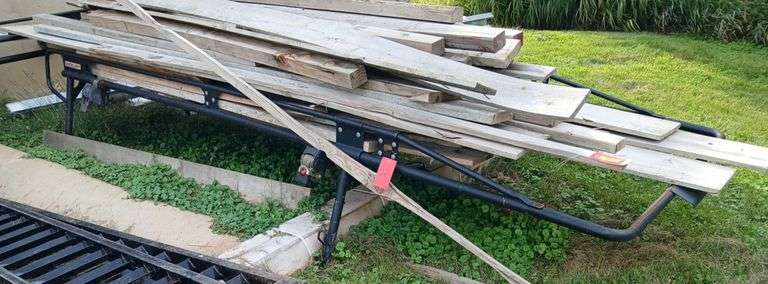 Weather guard over the cab ladder rack 8' box condition unknown, stored outside NO OTHER ITEMS image