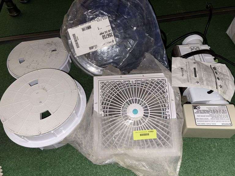 Various pool accessories-Pentair power pac, salt chlorine generator, covers, etc many used image