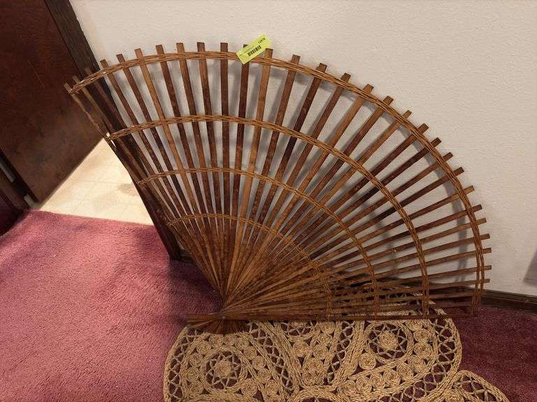 42” bamboo fan and 36” flower