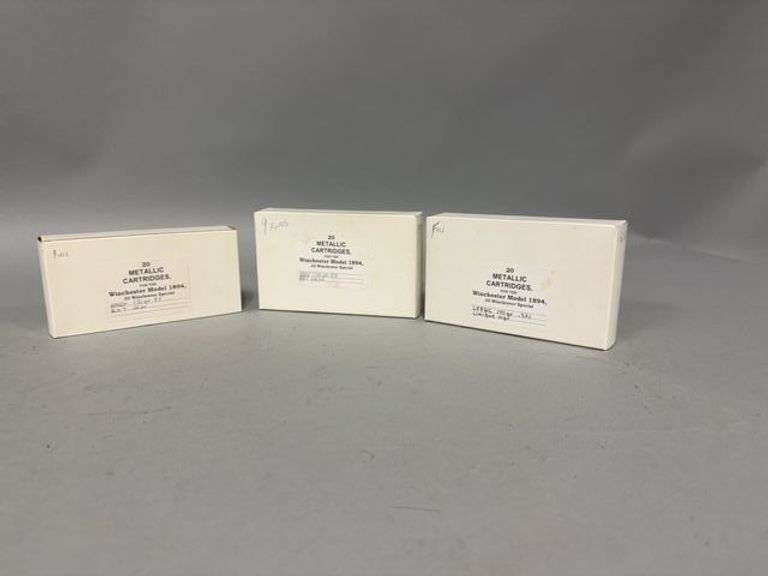 Three Boxes of .32 Winchester Special Cartridges image