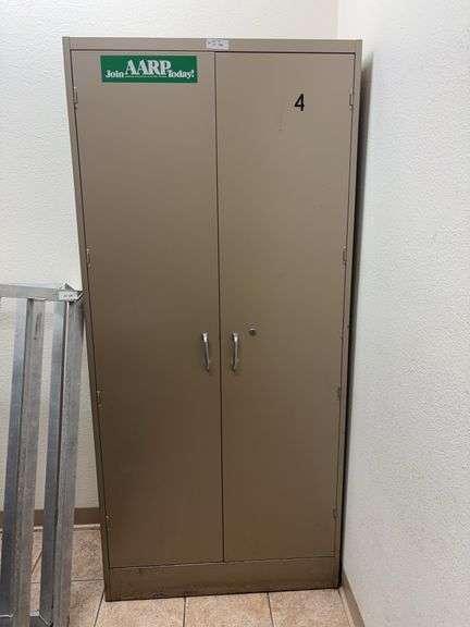 Metal storage cabinet 36x18x75 image