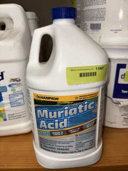 1 gallon Champion muriatic acid image