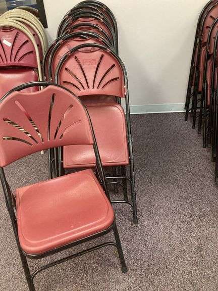 National Publuc Seating folding chairs x 12 image