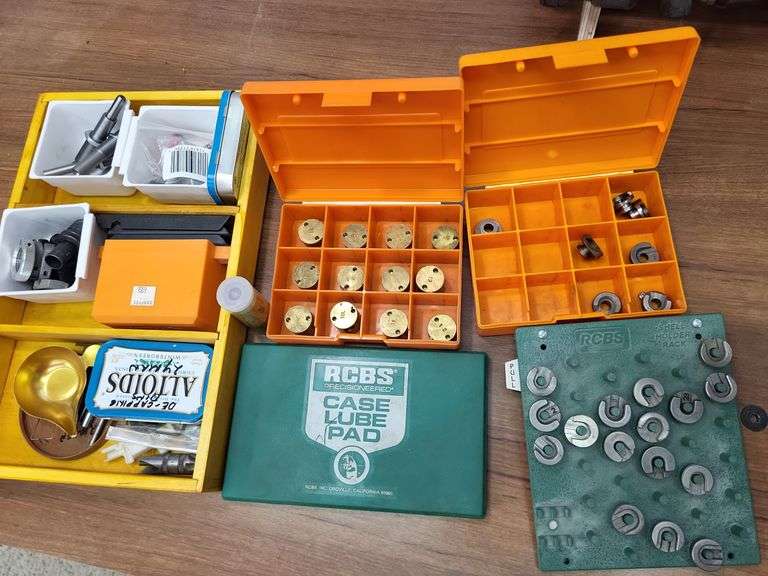 Lyman Accumeasure Rotar Set, shell holder and lube pad image