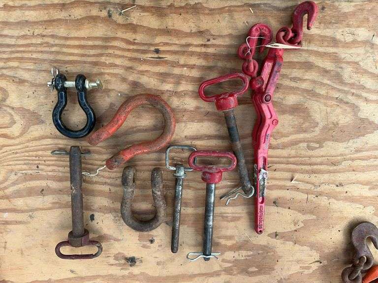 Hitch pin, clevis, load binder image