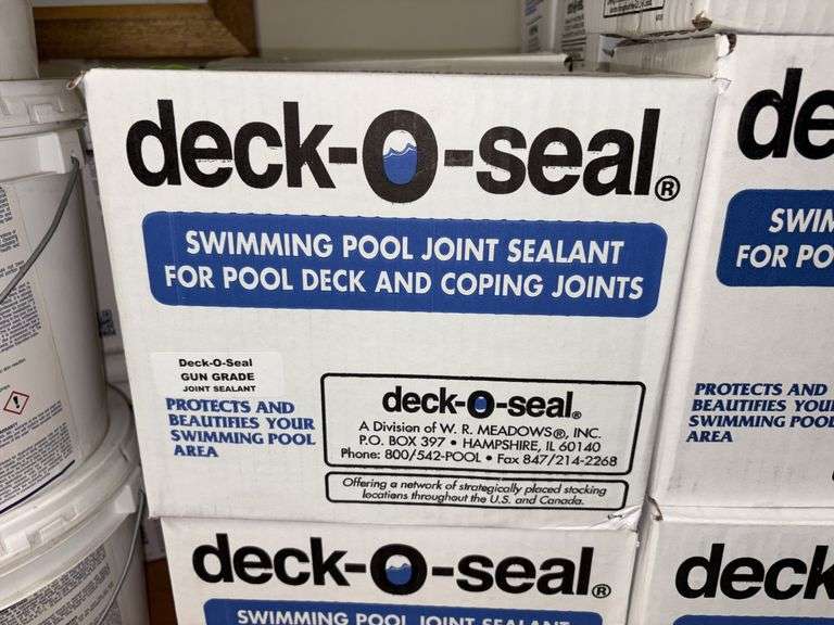 Deck-o-seal swimming pool joint sealant gun grade image